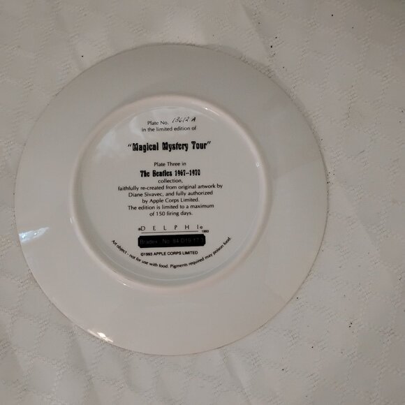 1993 The Beatles "Magical Mystery Tour" Collector's Plate - Picture 4 of 10